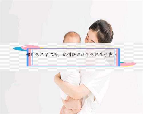 郑州代怀孕招聘，郑州供卵试管代怀生子费用