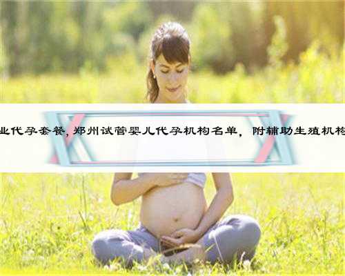 河南专业代孕套餐,郑州试管婴儿代孕机构名单，附辅助生殖机构名单？