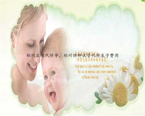 郑州正规代怀孕，郑州供卵试管代怀生子费用